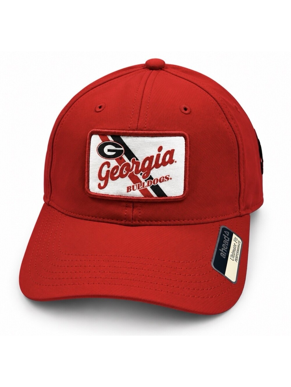 Georgia Bulldogs Adjustable Hat Ahead Red Ulitimate Fit Performace Cap New